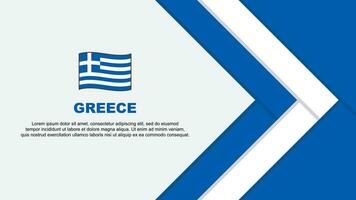 Grecia bandiera astratto sfondo design modello. Grecia indipendenza giorno bandiera cartone animato vettore illustrazione. Grecia cartone animato