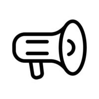 megafono icona vettore simbolo design illustrazione