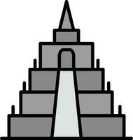 Borobudur vettore icona