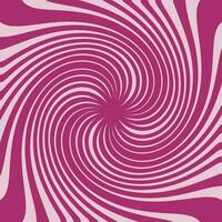 turbine rosa radiale sfondo. vortice e spirale sfondo. caramella colorato sfondo con sprazzo di sole. colorato rotante Linee per modello, striscione, manifesto, volantino. vettore