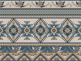 nativo modello americano tribale indiano ornamento modello geometrico etnico tessile struttura tribale azteco modello navajo messicano tessuto senza soluzione di continuità vettore decorazione moda