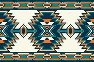 nativo modello americano tribale indiano ornamento modello geometrico etnico tessile struttura tribale azteco modello navajo messicano tessuto senza soluzione di continuità vettore decorazione moda