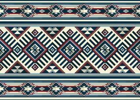 nativo modello americano tribale indiano ornamento modello geometrico etnico tessile struttura tribale azteco modello navajo messicano tessuto senza soluzione di continuità vettore decorazione moda