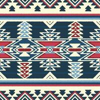 nativo modello americano tribale indiano ornamento modello geometrico etnico tessile struttura tribale azteco modello navajo messicano tessuto senza soluzione di continuità vettore decorazione moda