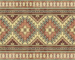 nativo modello americano tribale indiano ornamento modello geometrico etnico tessile struttura tribale azteco modello navajo messicano tessuto senza soluzione di continuità vettore decorazione moda