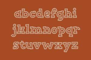versatile collezione di biscotto alfabeto lettere per vario usi vettore
