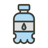acqua bottiglia vettore di spessore linea pieno colori icona per personale e commerciale uso.