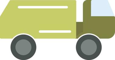 militare camion vettore icona