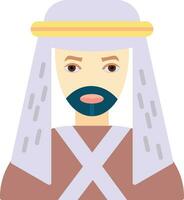 maschio beduino vettore icona