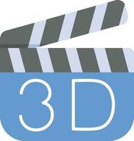 3d film vettore icona