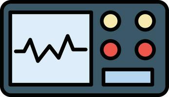 elettrocardiogramma vettore icona
