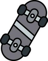 andare con lo skateboard vettore icona