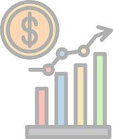 economia vettore icona design