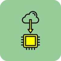 firmware aggiornare vettore icona design