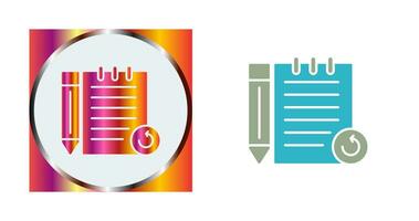 ricontrollato Appunti vettore icona