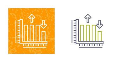 bar grafico vettore icona