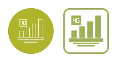 4g vettore icona