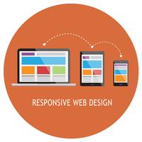 Web design reattivo vettore