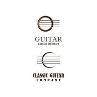croce chitarra musica band emblema timbro vintage logo retrò design vettore