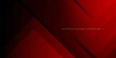 futuristico design buio rosso triangolo geometrico sovrapposizione papercut vettore sfondo strato su buio spazio per testo e sfondo. eps10 vettore