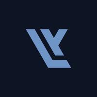 lettera LY o yl logo vettore