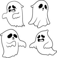 fantasma personaggio di Halloween vettore