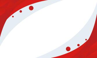 rosso astratto sfondo con curve e cerchi e bianca spazio nel centro vettore