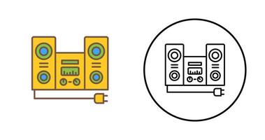 stereo vettore icona