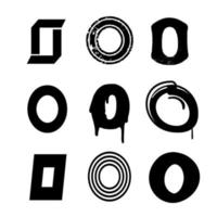 lettera maiuscola o disegno dell'alfabeto vettore