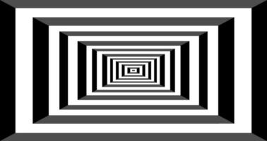 sfondo ipnotico in bianco e nero. vettore