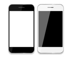 telefoni cellulari dal design astratto. illustrazione vettoriale