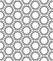 nero e bianca senza soluzione di continuità astratto modello. sfondo e sfondo. in scala di grigi ornamentale design. vettore