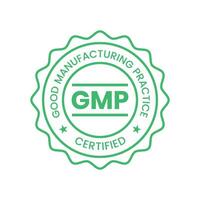 gmp bene produzione pratica certificato logo vettore