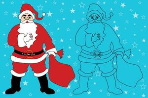 Santa vettore clip-art