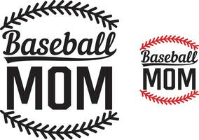 baseball mamma design. contento La madre di giorno. vettore illustrazione.