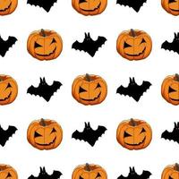 illustrazione a tema grande motivo colorato halloween vettore