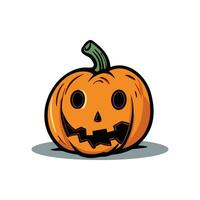 Halloween zucca vettore icona logo fantasma personaggio cartone animato illustrazione