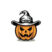 Halloween zucca vettore icona logo fantasma personaggio cartone animato illustrazione