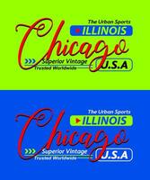 Chicago urbano calligrafia carattere tipografico superiore Vintage ▾, per Stampa su t camicie eccetera. vettore