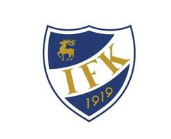 ifk mariehamn club simbolo logo Finlandia lega calcio astratto design vettore illustrazione