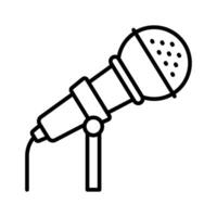 microfono vettore design isolato su bianca sfondo, pronto per uso icona