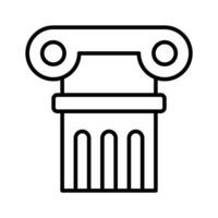 Scarica Questo premio icona di romano e greco antico colonna, pronto per uso vettore