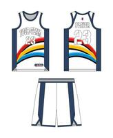 pallacanestro maglia modello disegno, pallacanestro uniforme modello disegno, vettore sublimazione gli sport abbigliamento disegno, maglia pallacanestro idee.