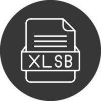 xlsb file formato vettore icona
