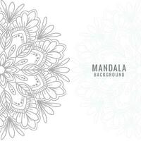 elegante decorativo mandala sfondo vettore