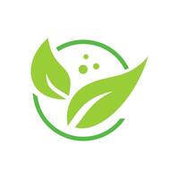 natura logo design modello. eco cartello e simbolo. vettore