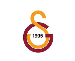 galatasaray logo club simbolo tacchino lega calcio astratto design vettore illustrazione