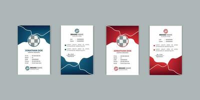 pendenza moderno id carta design vettore