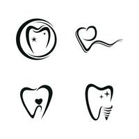 logo dentale design template.creative logo dentista. logo vettoriale della clinica dentale.