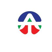 un' lettera logo attività commerciale vettore